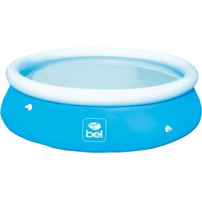 piscina inflavel com valvulas e reparo 3700l redonda azul belfix 1