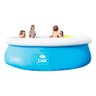 piscina inflavel com valvulas e reparo 3700l redonda azul belfix 2