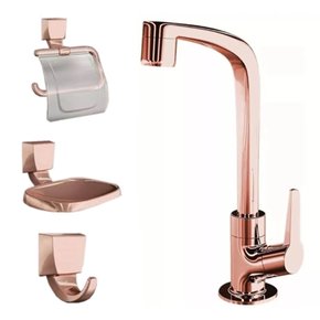 acessorios para banheiro attic 2004 f71 rose gold lorenzetti 1