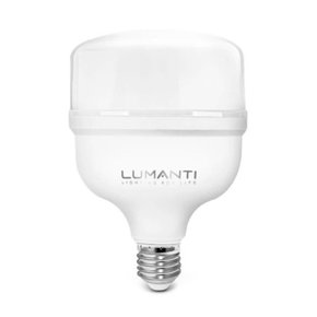 lampada led bulbo t120 50w autovolt amarela lumanti 1