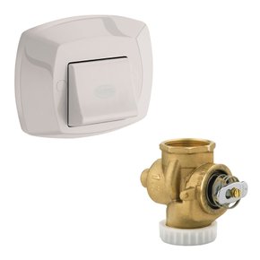 valvula descarga docol 112 com acabamento gelo polar docol