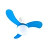 ventilador de teto petit 3 pas branco e azul ventisol 4