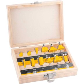 jogo de fresas 6mm para madeira 12 pecas vonder 1