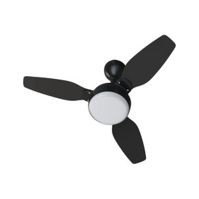 ventilador de teto led legacy preto e tabaco inverter ventisol 1