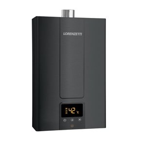 aquecedor de agua a gas lz1600de bivolt preto lorenzetti 1