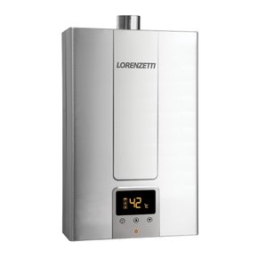 aquecedor a gas lz2000de digital glp inox lorenzetti 1
