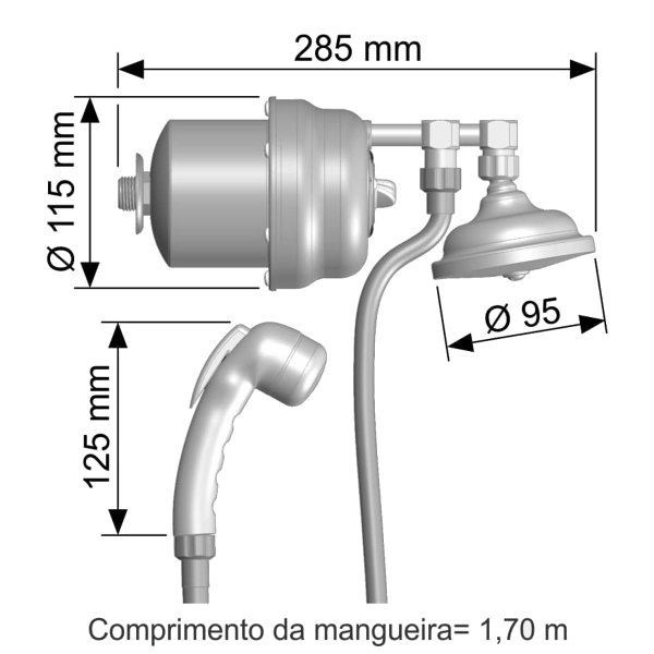 chuveiro ducha com desviador multitemperaturas 4t classica branco cardal 3