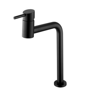 torneira monocomando para banheiro bica alta swan 2876 b42 preta lorenzetti 1