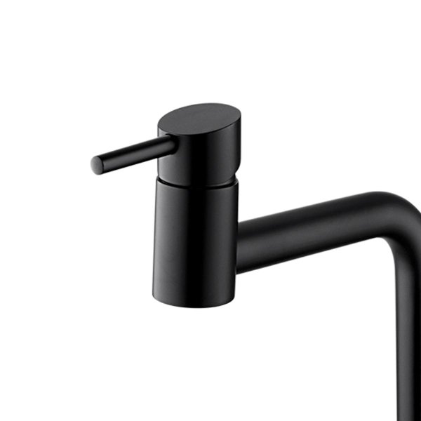 torneira monocomando para banheiro bica alta swan 2876 b42 preta lorenzetti 2